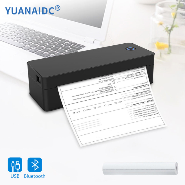 Wholesales 203DPI A4 Portable Mini Document Printer USB BT Wireless Thermal Receipt Printer