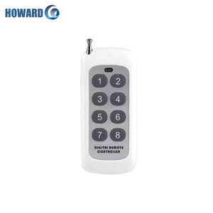 Dài khoảng cách 1-6 kênh điều khiển tổng thể đa kênh từ xa không thấm nước học tập mã cho cửa điện tử 433Mhz - Product Image 4