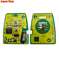Llave de coche con control remoto de 3 botones, 434Mhz, chip ID47, sin llave, para Honda CRV 2013-2015, Accord Civic 2013-2017 MLBHLIK6-IL