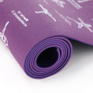 Tapis de Yoga pliable en chine, tapis de Yoga en caoutchouc naturel Pu écologique imprimé personnalisé pour voyage - Product Image 3