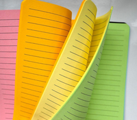 Carnet à spirale avec couverture en PP givré, logo personnalisé, pages colorées, papeterie scolaire et de bureau, OEM ODM, directement de l'usine