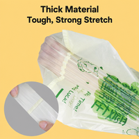 Sac en plastique PE imperméable jetable thermoscellable pour T-shirt avec impression tampon, commande personnalisée pour supermarché, restaurant, livraison de repas