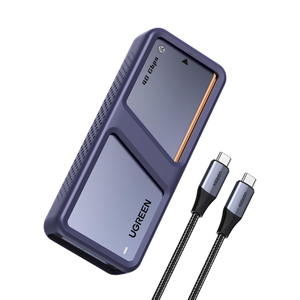 Boîtier <span class=keywords><strong>SSD</strong></span> NVMe M.2 UGREEN 40 Gbps [ Double puces intelligentes et ventilateur de refroidissement ] Boîtier NVMe en aluminium - Product Image 1