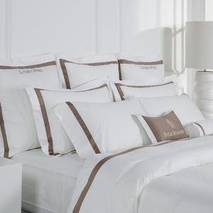 Parure de <span class=keywords><strong>lit</strong></span> en coton pour hôtel 5 étoiles : Housse de couette, taies d'oreiller blanches, draps et couvre-lits en <span class=keywords><strong>lin</strong></span> – Collection économique pour chambre à coucher - Product Image 6