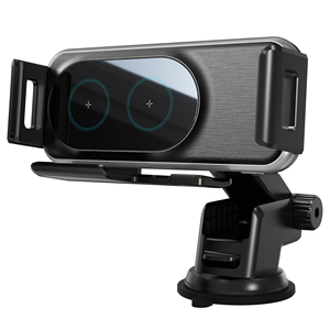 <span class=keywords><strong>Cargador</strong></span> Inalámbrico para <span class=keywords><strong>Auto</strong></span> KC con Rotación Automática, Bobina Dual de 15W para Samsung Z Fold 3/<span class=keywords><strong>iPhone</strong></span> 12/<span class=keywords><strong>13</strong></span> Pro Max - Product Image 1