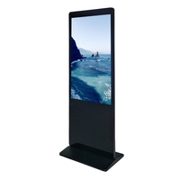43 49 55 65 inci Indoor Display papan Digital berdiri LCD iklan Totem untuk Indoor lantai iklan