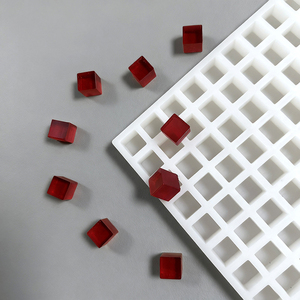 Moules à sucettes glacées à fond plat en gros, moules à sucettes en silicone pour <span class=keywords><strong>chocolat</strong></span>, bonbons en forme de chaussure, bonbons en gelée, ovales, antiadhésifs, résistants à la chaleur - Product Image 5