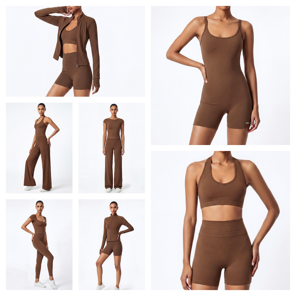 Customised Hyrox Women T Shirt and High Waisted Wide Leg Pants 2 Piece Set Leisurewear Sportswear Athletic Wear Manufacturer · image 3