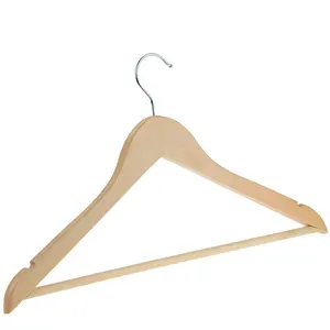wholesale hangers wood for hotel clothes hanger wooden