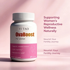 Complément alimentaire à base de plantes pour femmes, pour favoriser l'équilibre hormonal et la circulation sanguine constante, en capsules, pour la fertilité. - Product Image 2