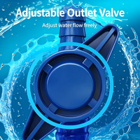 Changeur d'eau manuel pour aquarium, aspirateur de déchets de poissons, nettoyeur de sable, éliminateur de saleté, tuyau de siphon de 1,5 L, outil de nettoyage en boîte pour animaux de compagnie
