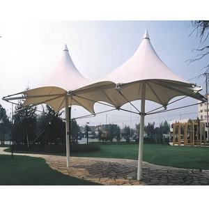 Structure de tente paysagère à membrane tendue imperméable commerciale, structure tendue paysagère en PVDF, auvent d'ombrage - Product Image 4