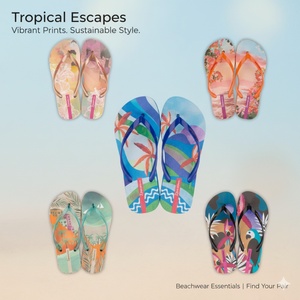 Sandalias de Playa de Verano Antideslizantes con Diseño Floral para Mujer, Sandalias con Soporte de Arco, Pantuflas para Exteriores, Servicio de Logotipo Personalizado, Auditoría BSCI - Product Image 3