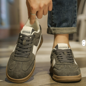 Zapatillas de Entrenamiento Retro Alemanas para Hombre, Tejido Casual, Entresuela de TPU, Suela de PVC/EVA, Diseño de Lujo, Ligeras, Transpirables y Cómodas - Product Image 1