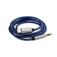 Kabel Jack Aux Audio USB C ke 3.5mm, kabel Stereo mobil kompatibel dengan iPhone 16 15 Pro Max Samsung Galaxy S24 S23 S22