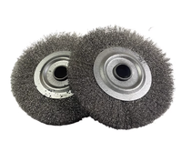 Pinceau industriel (poils en acier au carbone torsadé/fils de laiton) 1 poils de 2 mm de longueur et de 2 mm de diamètre, qualité DIY, personnalisable OEM pour