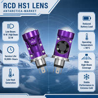 RUICHIDA DSPU0136L OEM ODM Optique anti-éblouissement en aluminium aéronautique Mini phare avant Bi-LED à double lentille certifié ECE