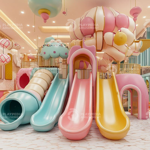 Aire de jeux intérieure commerciale : Conception de jeux souples et durables sur le thème des macarons pour usines et commerces - Product Image 4