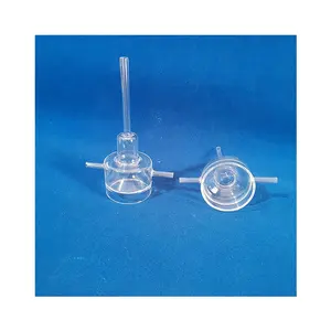 Tube de quartz transparent sur mesure Tuyaux spéciaux de produit de quartz de forme spéciale