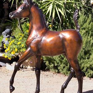 Escultura de Caballo Árabe en Bronce Fundido, Precio de Fábrica TREVI China, para Decoración de Granjas <span class=keywords><strong>y</strong></span> Exteriores - Product Image 5