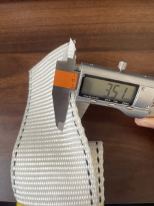 SANBOO 7.5cm 100% Polyester Webbing Strap Striped Durable <b>White</b> 9 Ton Breaking Strength Heavy Duty High Tensile <b>Cargo</b> Lifting - Product Image 5