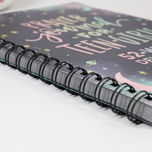 Diario <span class=keywords><strong>de</strong></span> Oración Personalizado con Espiral para Adolescentes, Diario Guiado, Cuaderno Devocional - Product Image 4