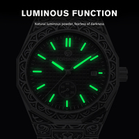 Montre-Bracelet Mécanique Automatique Homme Acier Inoxydable Luxe Étanche Avec Date FORSINING – Vente Chaude