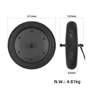 มอเตอร์สกู๊ตเตอร์ไฟฟ้า XM 6 รุ่นดั้งเดิม พร้อมยาง CST 60 90 8 แบบไม่มียางใน ขนาด 12 นิ้ว สำหรับมอเตอร์ขับเคลื่อนสกู๊ตเตอร์ไฟฟ้า XM 6 - Product Image 2