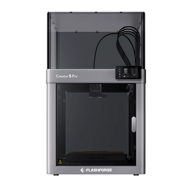 Flashforge Creator 5 Pro 4-Toolheads Enclosed 3D Printer, 500% Faster, 600mm/s High Speed, Heated Chamber,C5 Pro