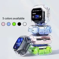 Écouteurs sans fil AirMax A9 TWS avec écran tactile intelligent, étui de charge transparent, longue durée de vie et suppression du bruit