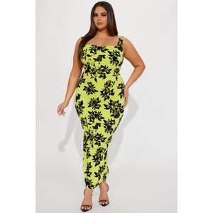Vestido Casual de Mujer con Cuello Cuadrado Asimétrico, de Terciopelo, Personalizado, de Alta Calidad, Fabricado por OEM - Product Image 6