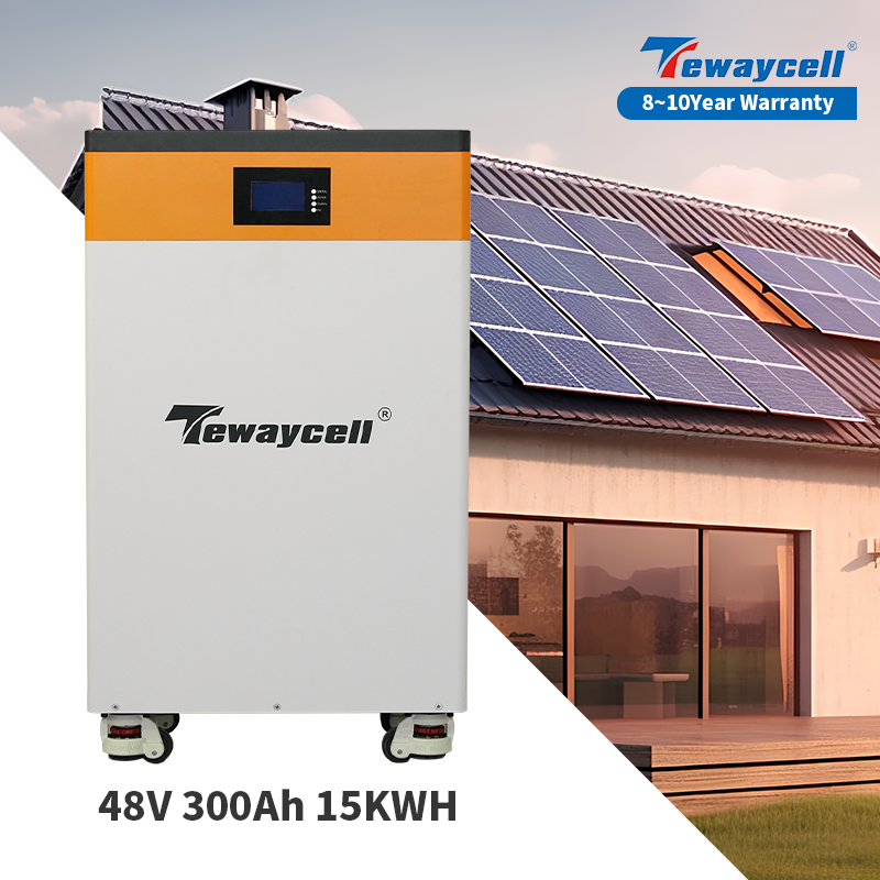 Tewaycell Возобновляемая энергия 48V-51,2 V литиевая батарея 10kwh-20kwh 15kwh солнечная система хранения с консервным портом Lifepo4