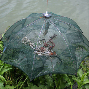 Piège de pêche parapluie portable plié 2mm-4mm filets de pêche de galvanisation à chaud pour Cages - Product Image 6