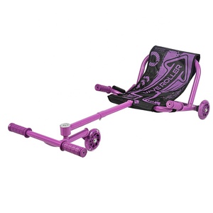Jouets pour bébés, scooter à roulettes ondulées, 3 roues, roues en PU de 120 mm avec lumière - Product Image 1