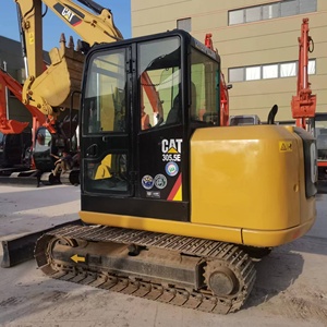 Excavadora 305.5E 2021 con Motor Cummins, Controlada por PLC, 5.5 Toneladas, Amarilla, Montada sobre Orugas, Equipo de Construcción - Product Image 4