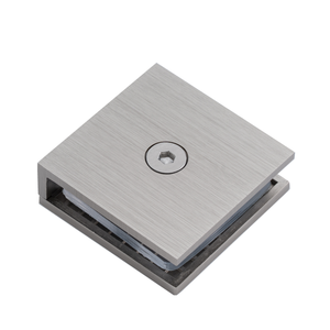 Decormate Heavy Duty Montaje en pared Baño Pantalla de <span class=keywords><strong>ducha</strong></span> Hardware Clip de esquina cuadrada Abrazadera de vidrio de <span class=keywords><strong>Ducha</strong></span> - Product Image 3