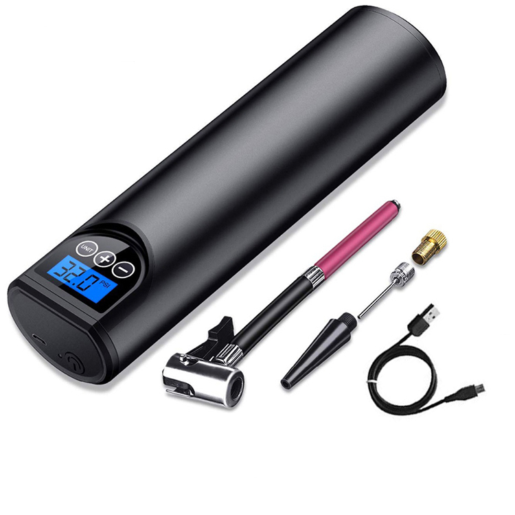 Портативный воздушный мини-компрессор с ЖК-дисплеем, 12 В, 150 фунтов на квадратный дюйм