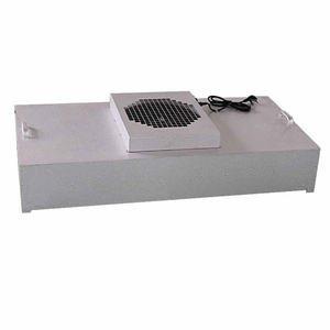 เครื่องฟอกอากาศในห้องปลอดเชื้อแบบ FFU พร้อมแผ่นกรอง HEPA H13/14 สำหรับการจ่ายอากาศปลอดเชื้อและแรงดันบวก - Product Image 1
