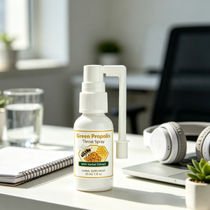 <span class=keywords><strong>Spray</strong></span> buccal apaisant au miel et à la <span class=keywords><strong>propolis</strong></span>, soutien OEM/ODM usine, supplément naturel de <span class=keywords><strong>propolis</strong></span> d'abeille <span class=keywords><strong>verte</strong></span> pour la gorge - Product Image 3