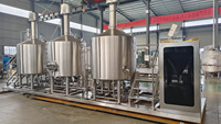 Peralatan Pembuatan Bir  Sistem Pabrik Bir Lengkap  Proyek Turnkey Pabrik Bir Mikro 500L 1000L 1500L 2000L 2500L