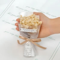 Meilleure Vente 2026 – Cadeau de Remise de Diplôme : Mini Bouquet de Gypsophile Naturelle Séchée, Fleurs Préservées pour Mariage, Mariée et Décoration Intérieure