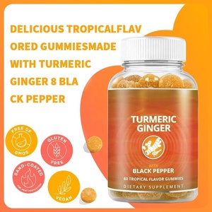 Gomitas <span class=keywords><strong>de</strong></span> Vitamina <span class=keywords><strong>de</strong></span> Alta Calidad con Jengibre, Curcumina y Biotina, Fortalecen las Defensas Inmunitarias, Mejoran la Salud <span class=keywords><strong>de</strong></span> la Piel, Gomitas <span class=keywords><strong>de</strong></span> Cúrcuma - Product Image 4