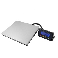 Balance postale électronique 200 kg, balance numérique pour expédition, acier inoxydable, écran LCD, pieds réglables, OEM, précision 50 g