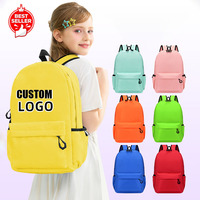 10 Moq Custom Logo Schoolrugzak Waterdicht Oxford Stof Multi-Color Student Dagrugzak Klassiek Eenvoudig Ontwerp Reisrugzak