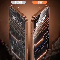 Protection d'écran en verre trempé HD 9H transparente anti-traces de doigts pour iPhone 11 12 13 Mini 14 15 Pro 16 Plus 17 Air 18 Pro Max 17e