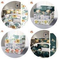 Célèbres concepteurs de draps de lit de marque célèbre taie d'oreiller ensemble de housse de couette en microfibre ensemble de couette housse de couette