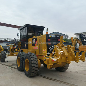 Baja horas usado CAT140K en Shanghai Motor Grader Alto rendimiento Caterpillar CAT 140K 140H 140G Motor Grader Machines para la venta - Product Image 1