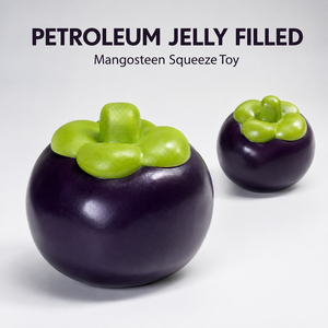 MXL Juguete Sensorial Blandito con Forma de Fruta de Mangostán Relleno de Vaselina, Juguete Antiestrés para Niños de 5 a 7 Años - Product Image 4
