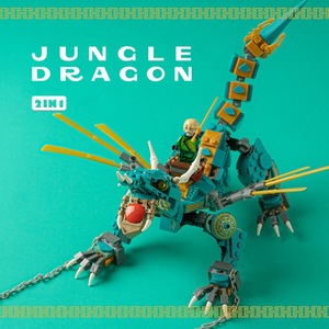 Modèle de construction transfrontalier, tendance nationale, Dragon volant <span class=keywords><strong>Ninja</strong></span>, Quatre Bêtes Sacrées, Mecha Fantôme, Dragon Divin, 14 ans - Product Image 2