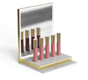 Fábrica de Vietnam diseño de lujo encimera acrílico cosmético lápiz labial soporte de exhibición - Product Image 1